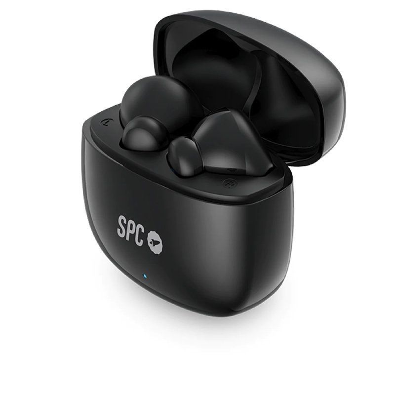 Auriculares Bluetooth SPC Zion 2 Play con estuche de carga/ Autonomía 7h/ Negros