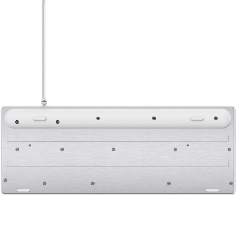 Teclado Gaming Trust Gaming GXT 833W Thado TKL/ Blanco