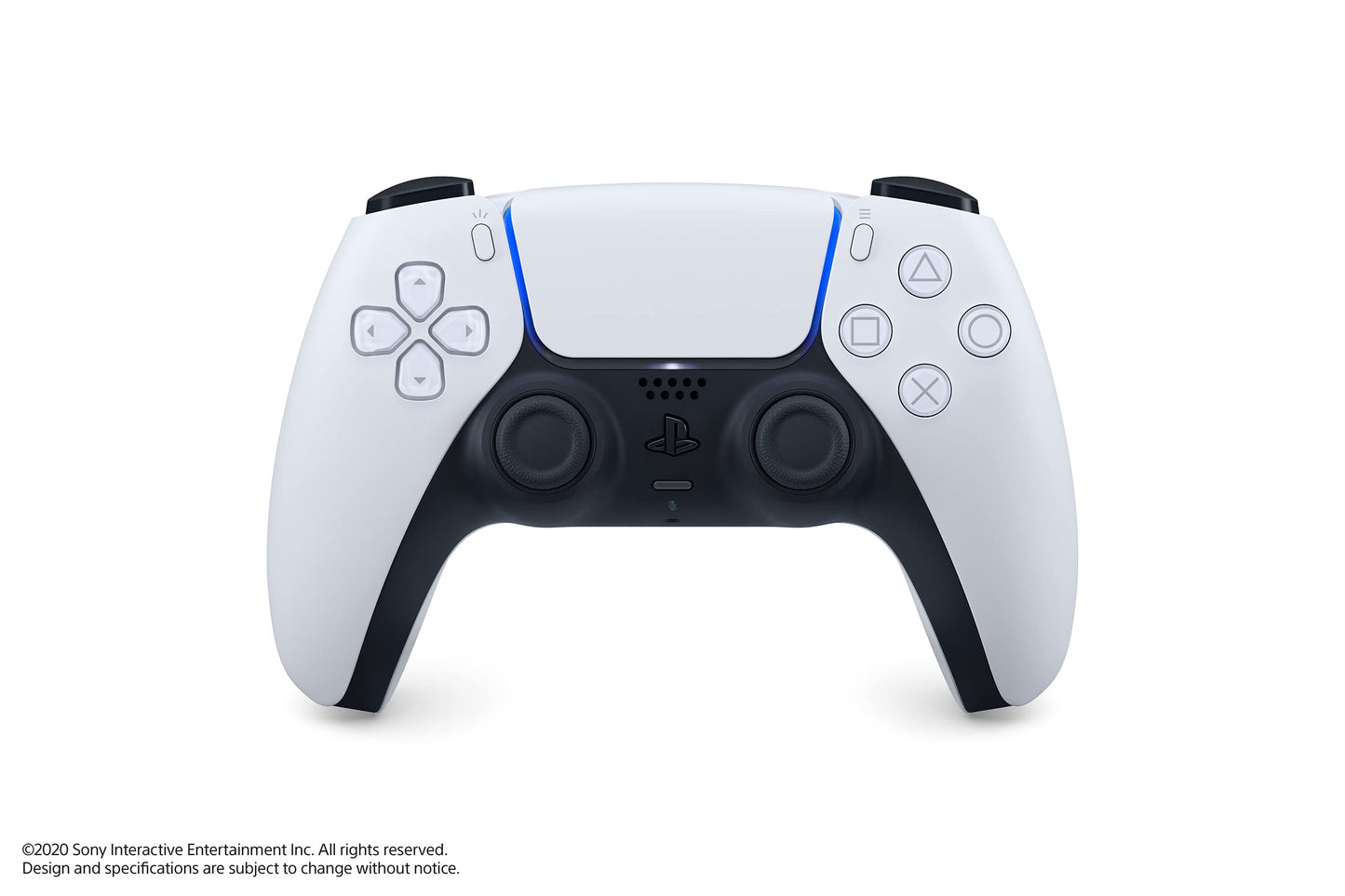 Mando PS5 - Sony Dualsense V2, Para PlayStation 5 y PC, Bluetooth, Retroalimentación háptica, Blanco