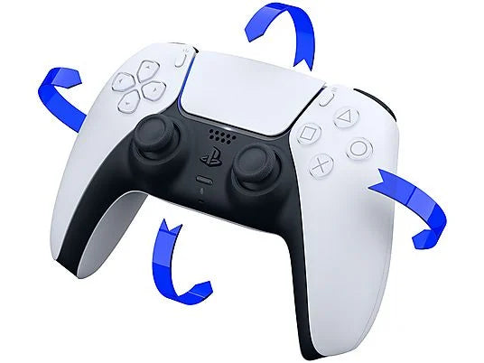 Mando PS5 - Sony Dualsense V2, Para PlayStation 5 y PC, Bluetooth, Retroalimentación háptica, Blanco