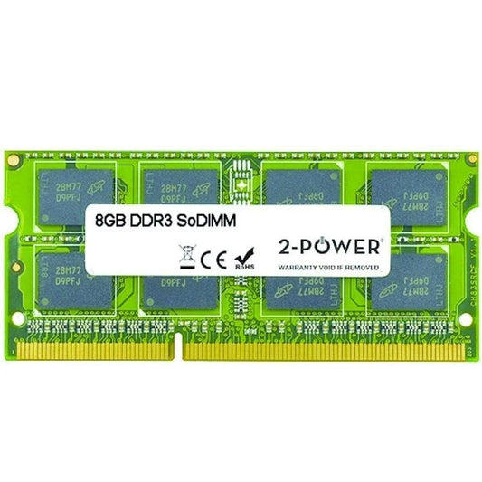 Memoria RAM 2-Power MultiSpeed 8GB/ DDR3L/ 1066/ 1333/ 1600MHz/ 1.35V/ CL7/9/11/ SODIMM