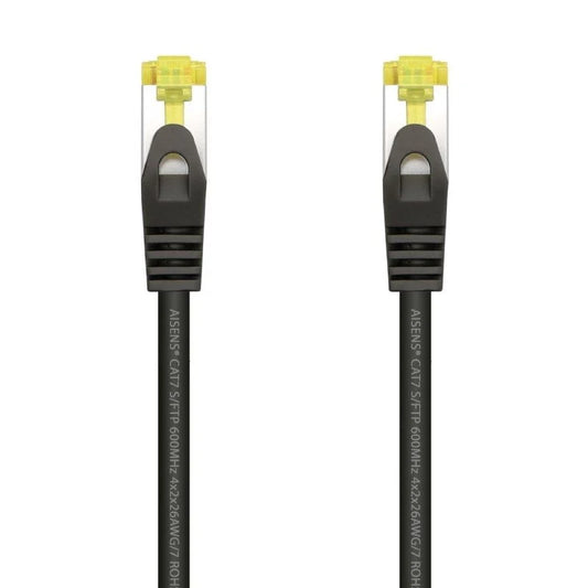 Cable de Red RJ45 SFTP Aisens A146-0486 Cat.7/ 1m/ Negro