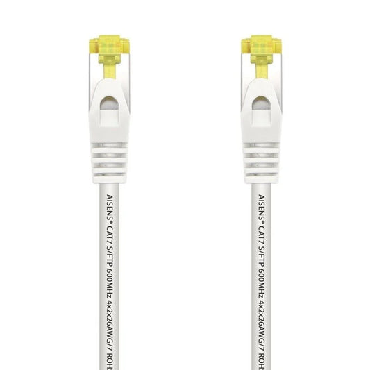 Cable de Red RJ45 SFTP Aisens A146-0490 Cat.7/ 1m/ Blanco