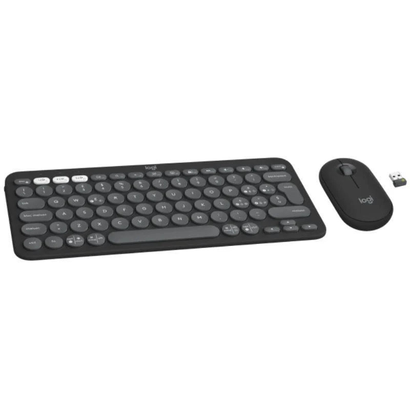 Teclado y Ratón Inalámbricos Logitech Pebble 2 Combo