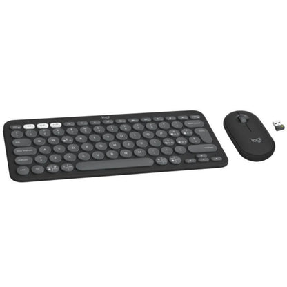 Teclado y Ratón Inalámbricos Logitech Pebble 2 Combo