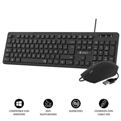 Teclado y Ratón Subblim Combo Business Slim CSSK01