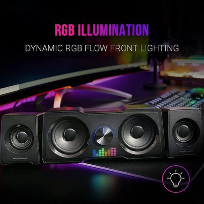 Altavoces Mars Gaming MS22/ 35W/ 2.2/ Negros