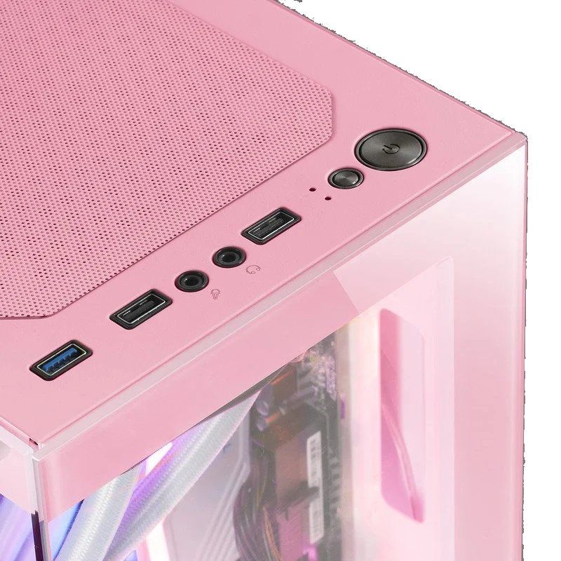 Caja Gaming Minitorre Mars Gaming MC-SE/ Rosa