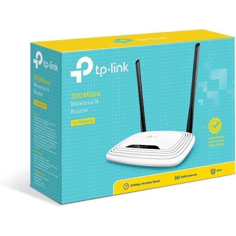 Router Inalámbrico TP-Link TL-WR841N V14 300Mbps/ 2.4GHz/ 2 Antenas 5dBi/ WiFi 802.11n/g/b