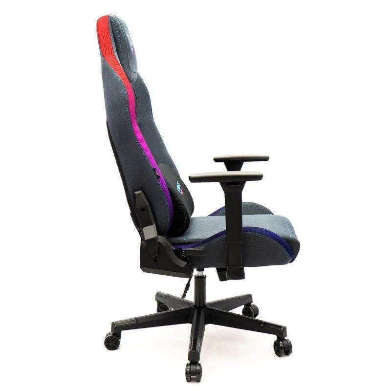 Silla Gaming Woxter Stinger Station Elite/ Luces LED/ Azul y Rosa