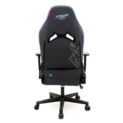 Silla Gaming Woxter Stinger Station Elite/ Luces LED/ Azul y Rosa