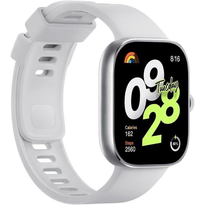 Smartwatch Xiaomi Redmi Watch 4/ Notificaciones/ Frecuencia Cardíaca/ GPS/ Plata